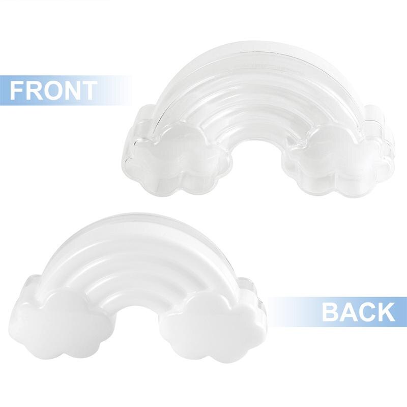 12 stuks/pak plastic snoepdoosjes in de vorm van wolken, kleurrijke snoepdozen voor kerstfeestjes, decoratieve benodigdheden