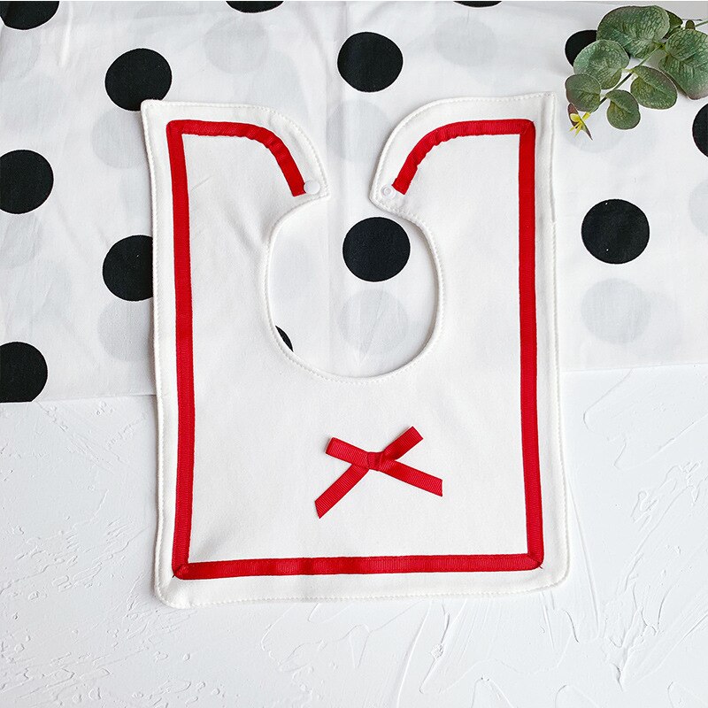 Mignon dessin animé bébé bavoirs coton imperméable à l'eau baver Burp chiffons pour -nés bord ondulé doux produits pour enfants: 15