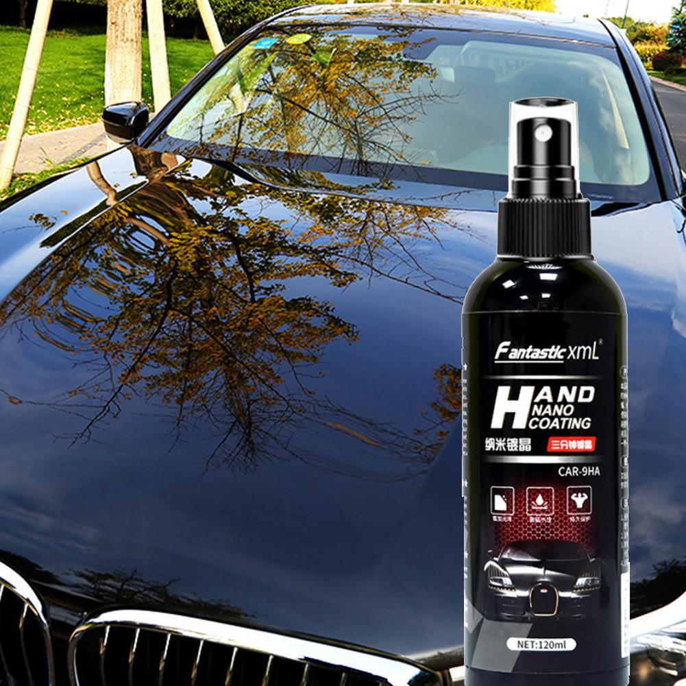 120ml Automotive Nano Coating Agent Spray Coating Wax Quick Nano-Coating Car Spray Wax Car Cleaning