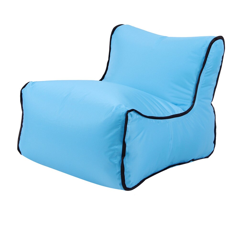 2020praktisch fest Farbe grau Schwarz aufblasbar Luft Liege faul Couch Sessel Sofa Taschen Pro draussen Party Camping Reisen: Himmel Blau