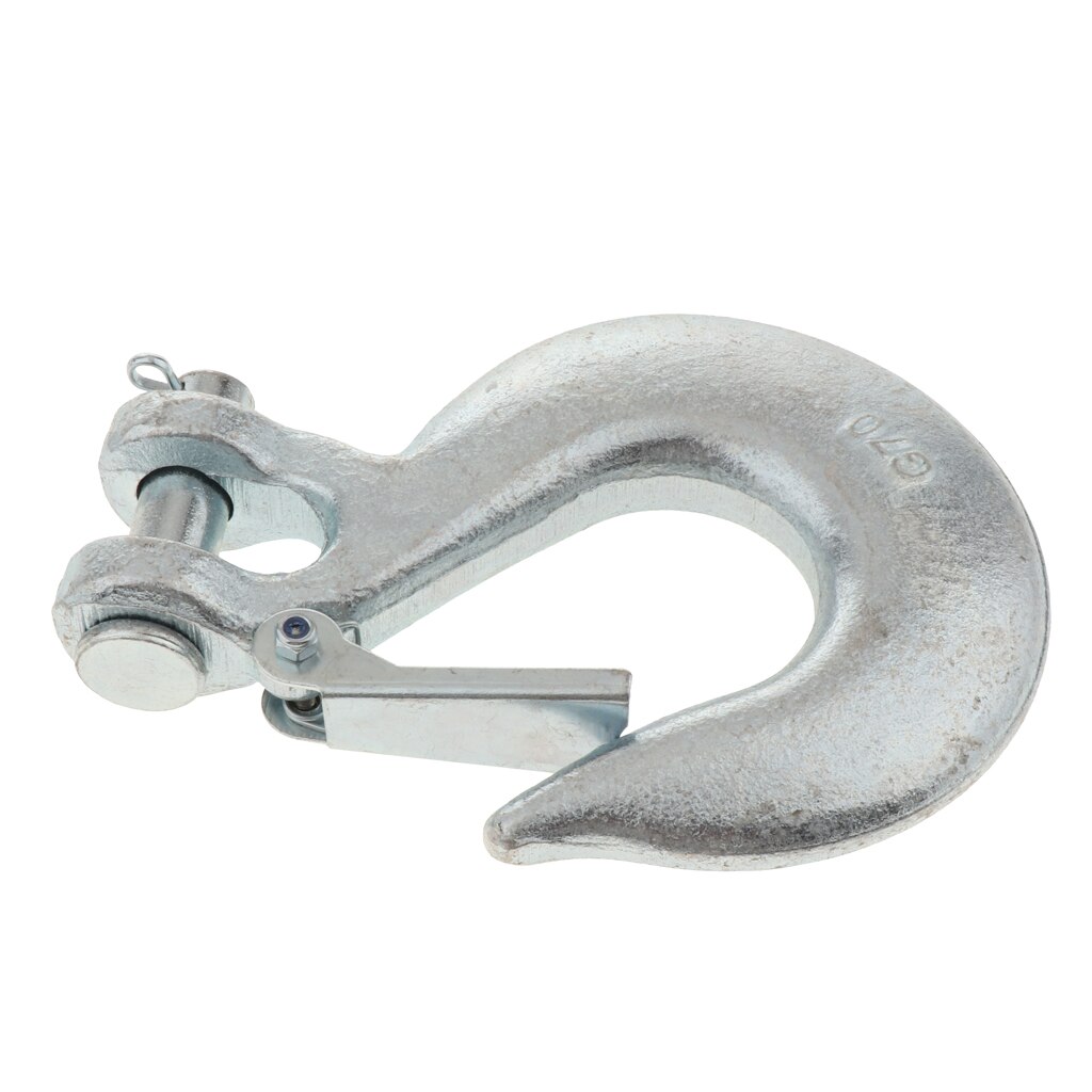 1/2" Half-Link Safety Latch Swivel Winch Hook 4X4 Application Newly
