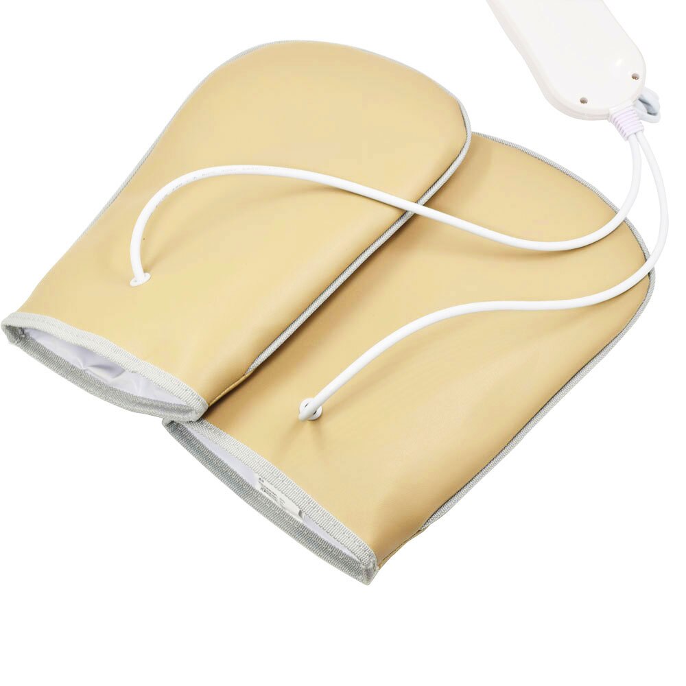 Dispositivo de masaje de mano infrarrojo lejano po guantes de spa de masaje de vibración calentados por infrarrojos US EU UK plug