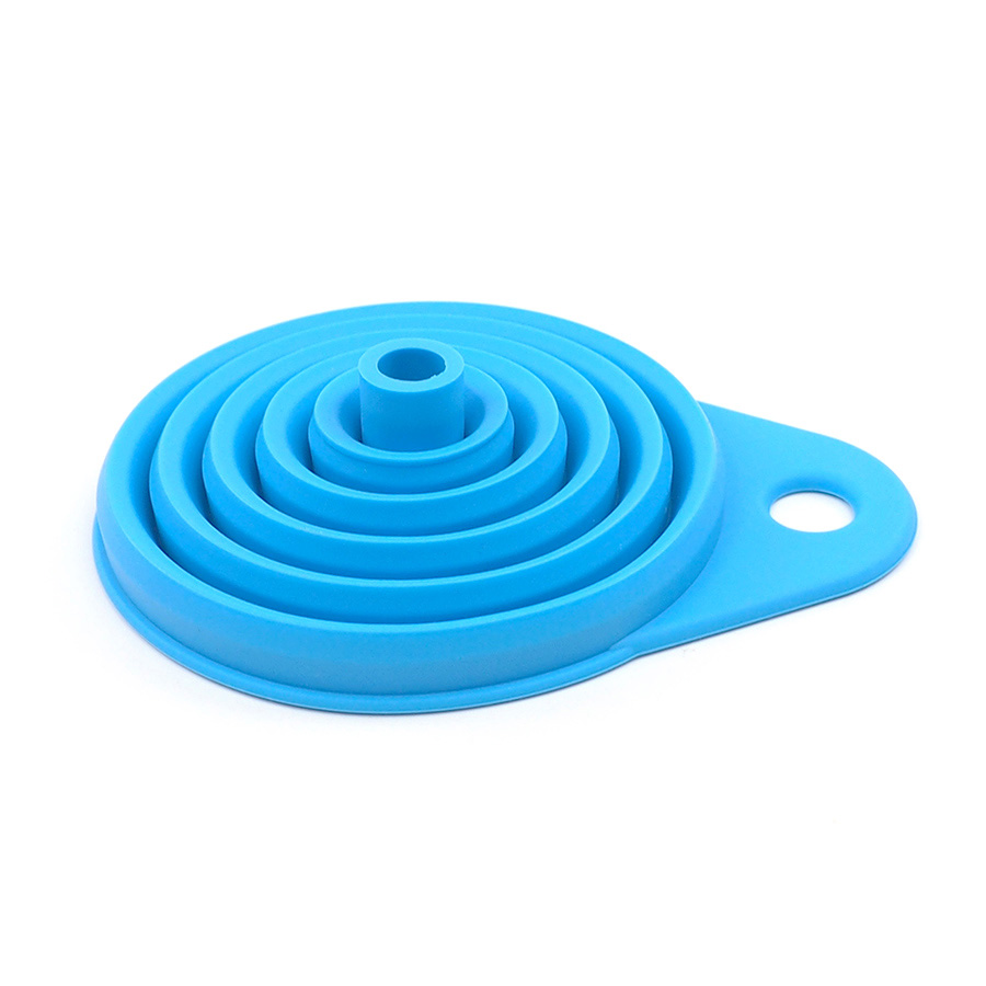 1pc mini silicone hopper Foldable Funnel Hopper Kitchen Cozinha Cooking Tools Accessories plaster shovel hopper Kitchen Gadgets: 2