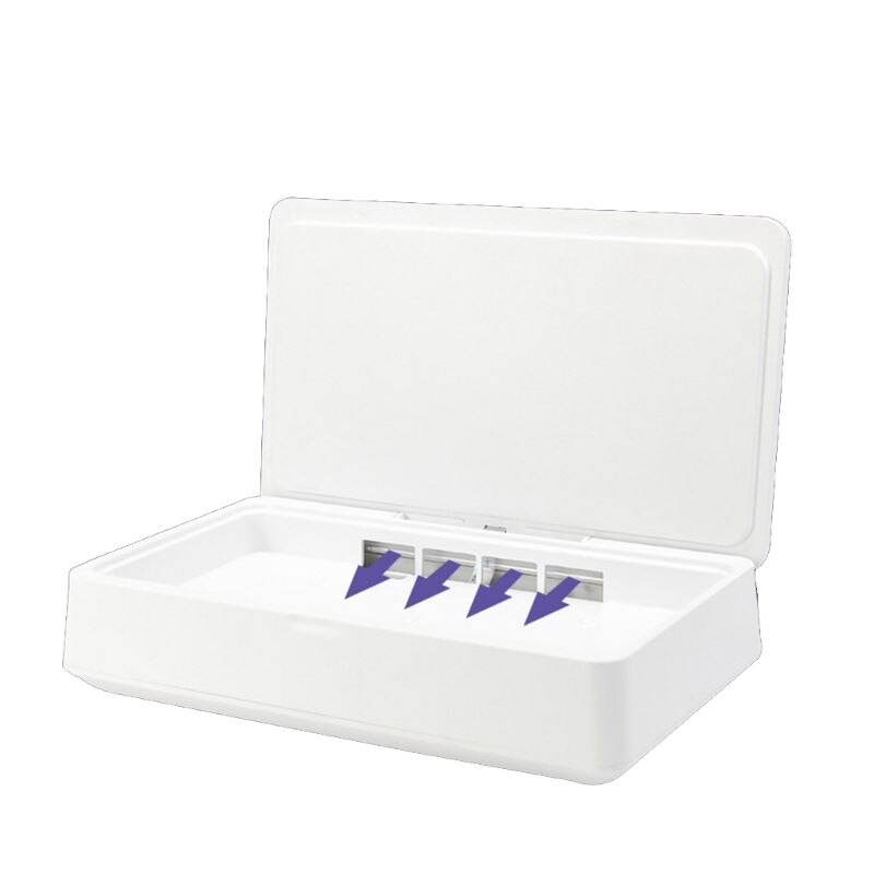 USB UV Sterilizer LED Disinfection Device UV Sterilizer Box Ultraviolet Light Disinfection Box Cleaning Tool for Phone