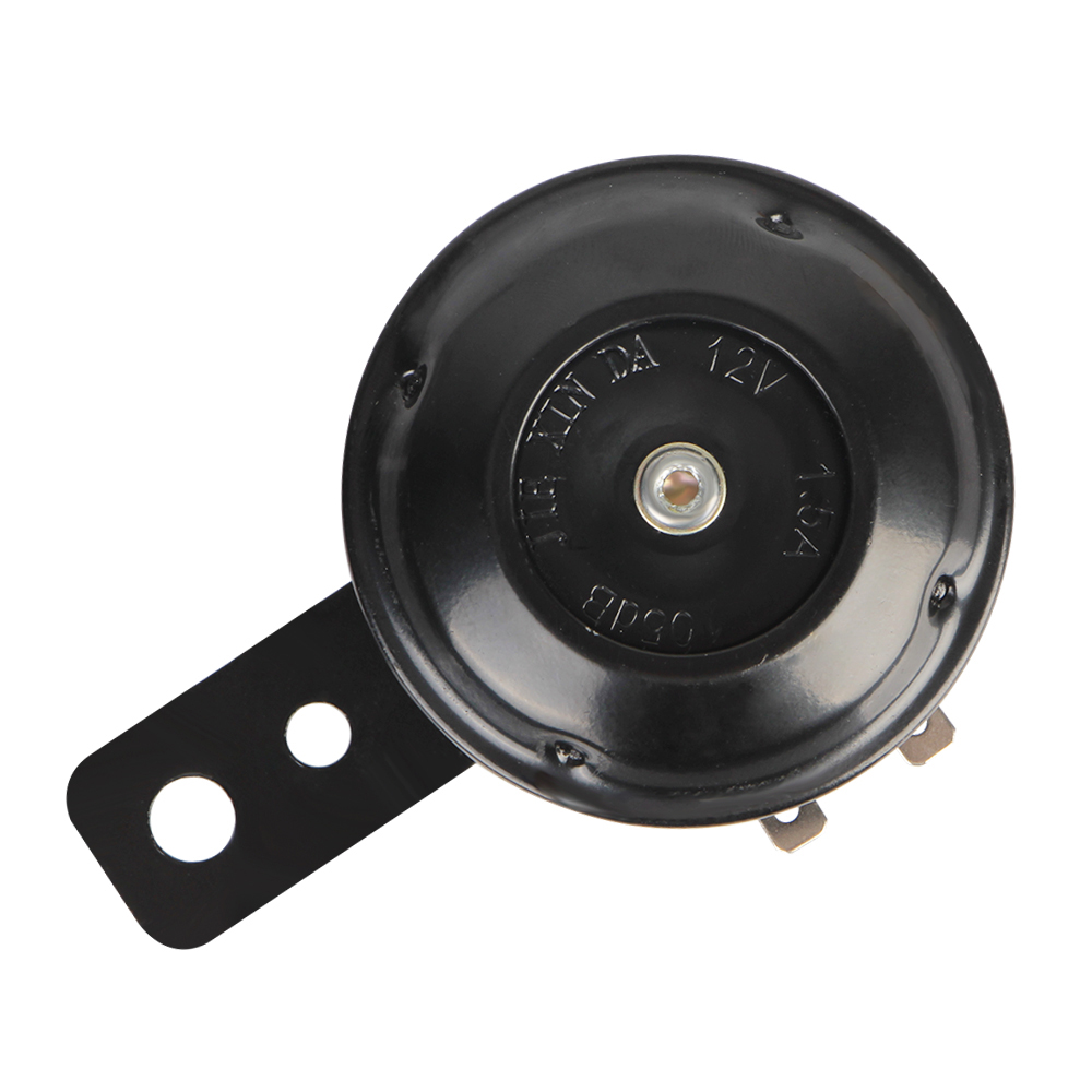 12V / 48V Waterproof Electric Bike Horn Electronic Loud Bell Trumpet 12V Pure Copper Coils General Iron Motorcycle Scooter Bell
