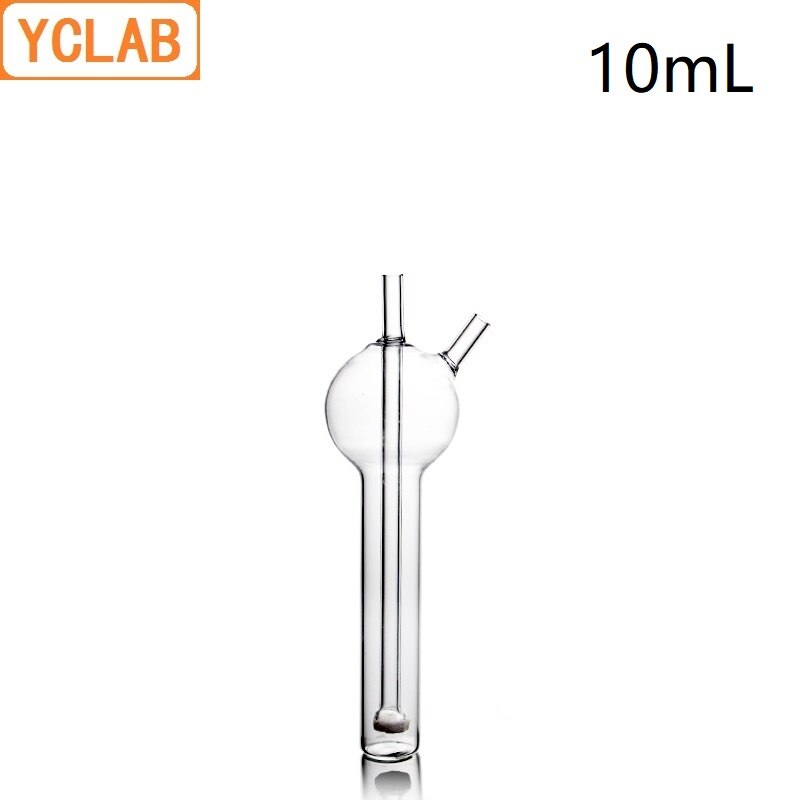 YCLAB 10mL Bubble Gas Sampling Collection Bottle Laboratory Chemistry Equipment