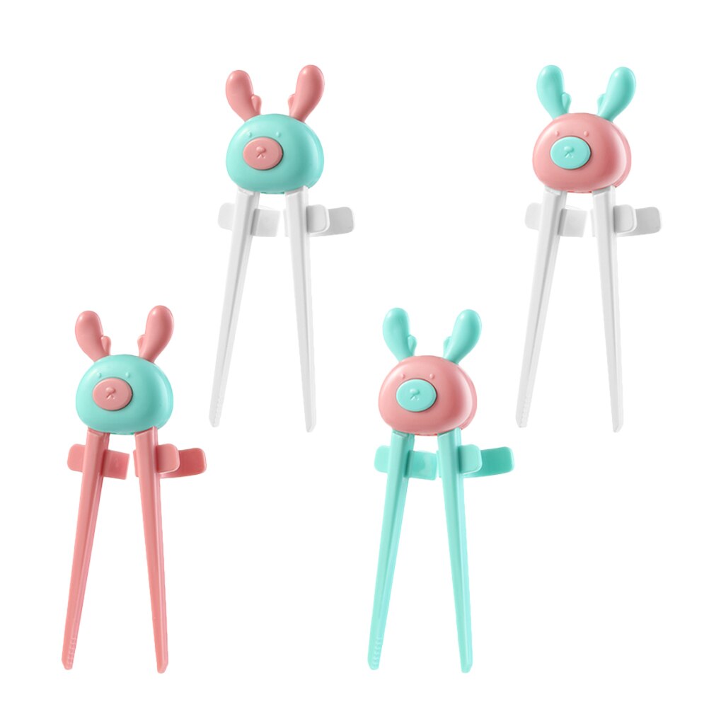 4pcs Chip Finger Chopsticks Snack Finger Chopsticks Finger Tongs for Eating