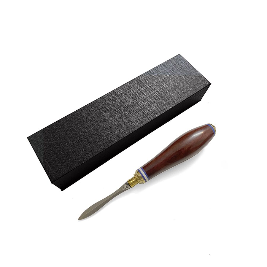 Damascus Dalbergia Louvelii Waardevolle Massief Houten Handvat Thee Knifetea Kegel Thee Schop Kan Winkel Verborgen Theeceremonie Accessoires: Default Title