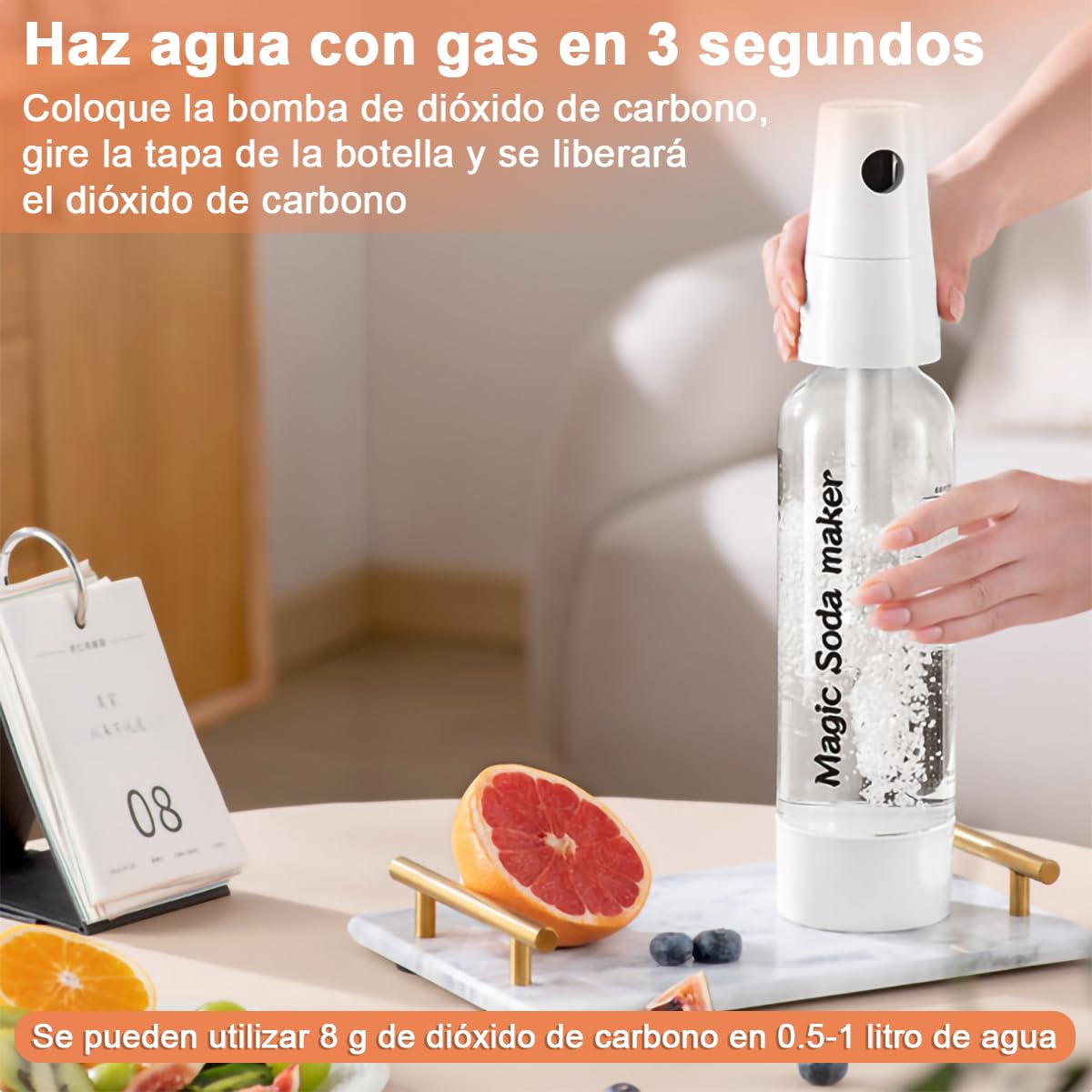 Przenośna Maszyna robić Wody Gazowanej Domowa Maszyna robić Coli Maszyna robić Napojów Bąbelkowych Herbata Mleczna Siłownia Bez CO2 Napoje Bez Cukru