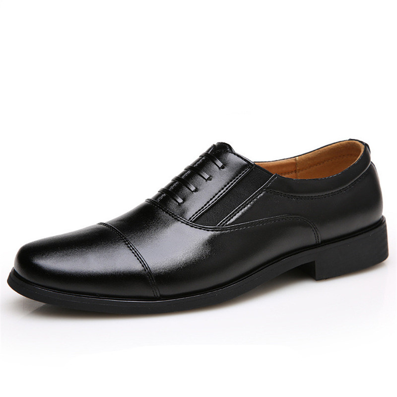Mazefeng Men Crocodile Dress Leather Shoes Lace-Up Wedding Party Shoes Mens Business Office Oxfords Flats Plus Size Men