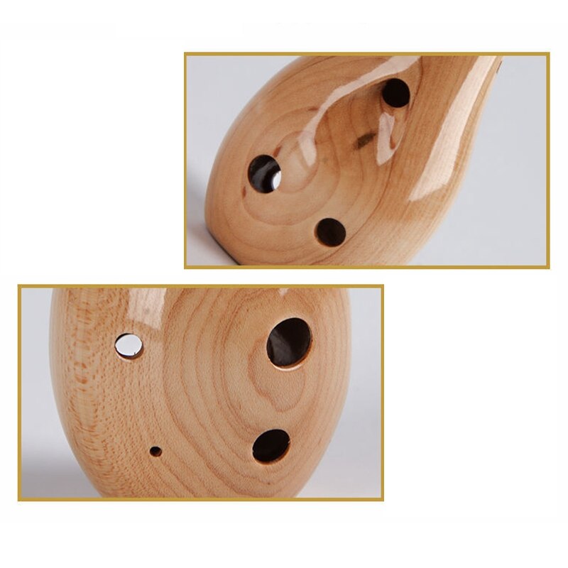 6 löcher Holz Ocarina Ac Bambus Ahorn Leichte, Tragbare Chinesischen Stil Anfänger freundlicher Erwachsene Orff Musical Instrumente Neue