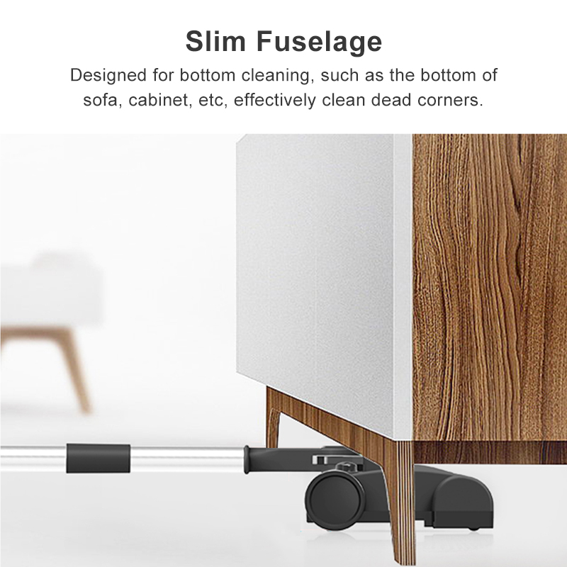 Balai électrique essuie-glace sans fil portable USB charge muet réduction du bruit tiroir boîte à poussière poignée réglable en hauteur aspirateur