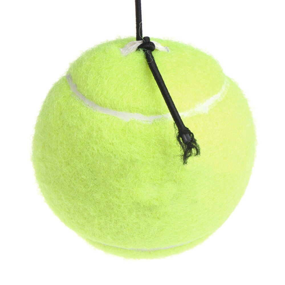 Pelota de tenis de resistencia verde, cuerda de goma elástica para ejercicio, rebote