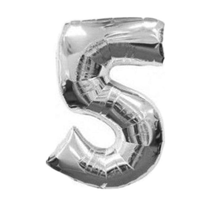 16 tommers aluminiumsfilm arabisk digitalt gull sølv ballonger 0-9 festdekorasjoner nyttige og gjør-det-selv-nummerballonger