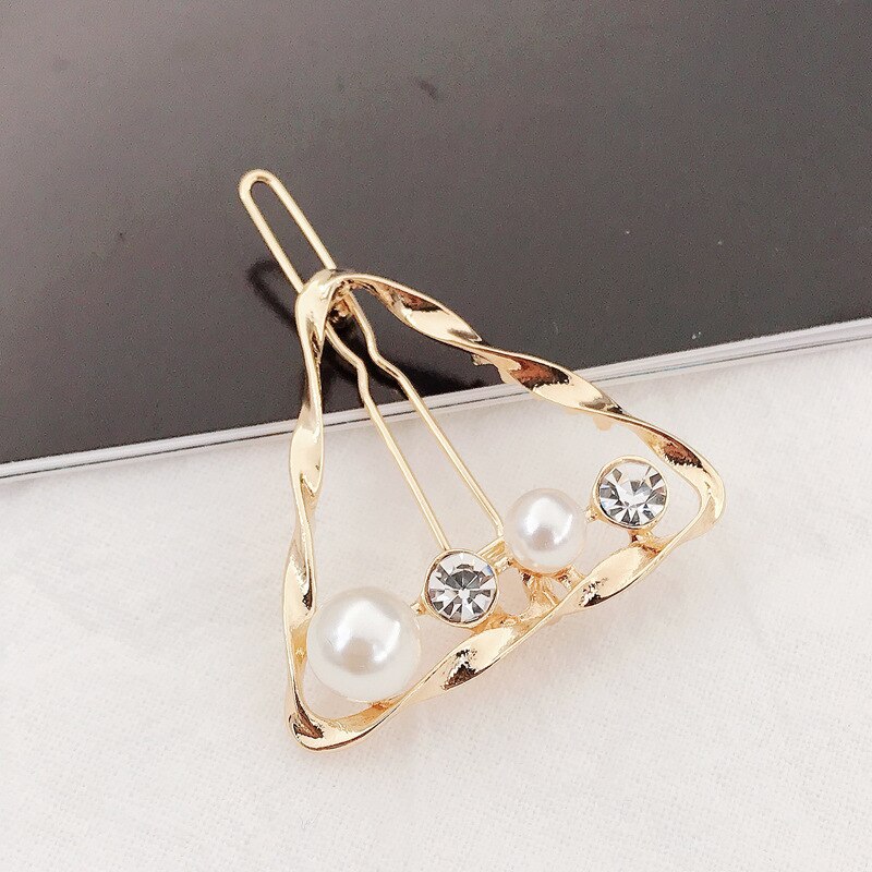 1 ensemble de pinces à cheveux en perles pour filles et femmes, barrettes, épingles à cheveux géométriques, accessoires pour cheveux: 23