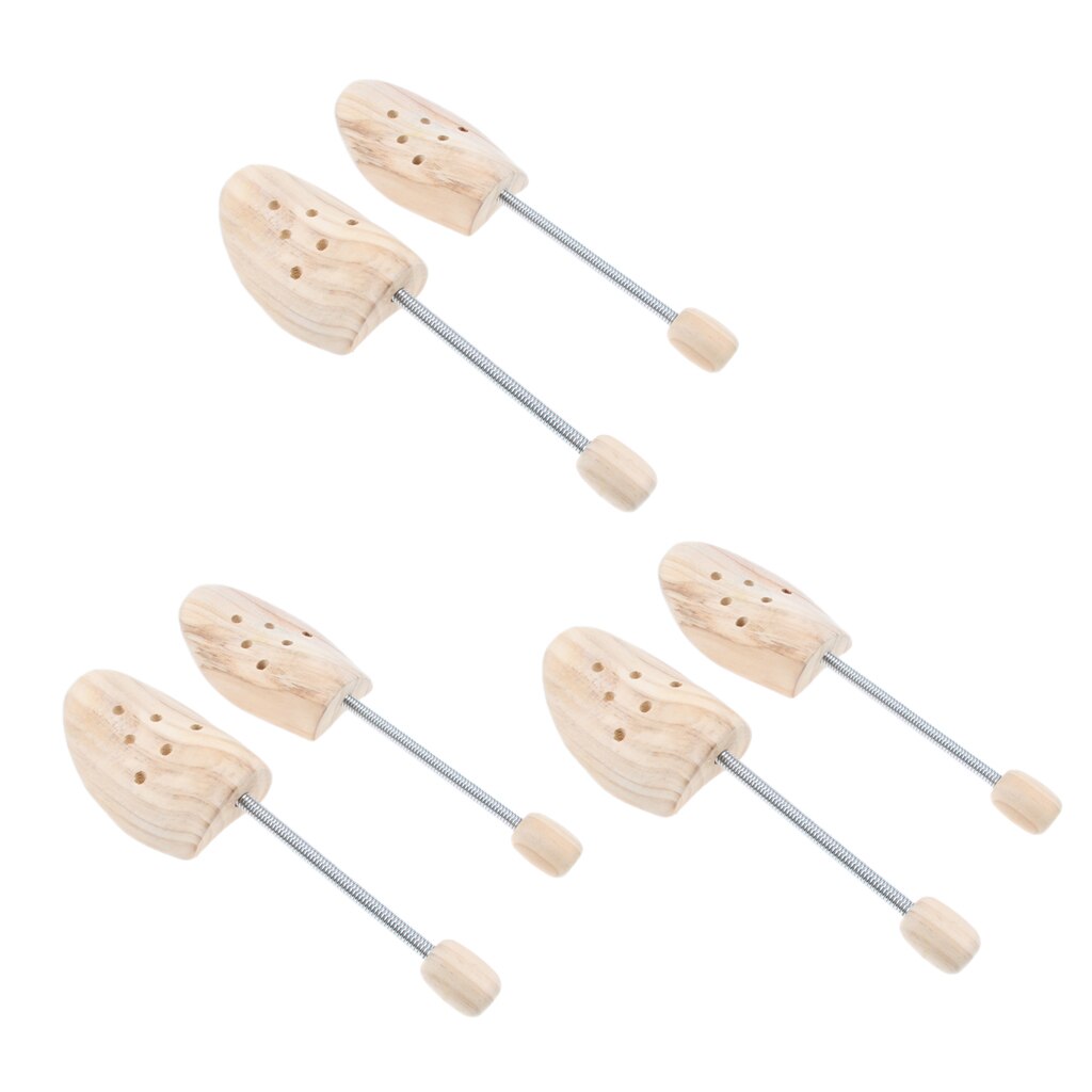 3 par spiralfjær skoformere båre sedertre sko tre unisex medium