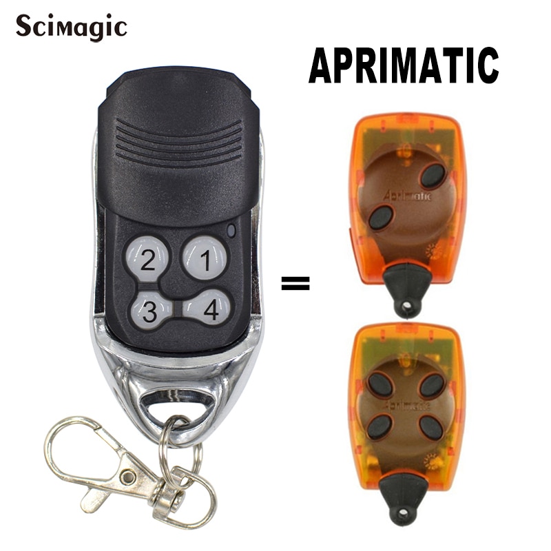 For APRIMATIC Remote Control Compatible TR2 TR4 433.92MHz Rolling Code Garage Door Gate Key Fob