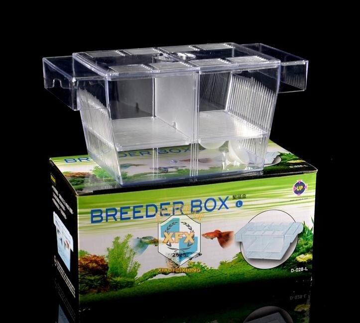 Neue Acryl Aquarium Aquarium Zucht Kasten Luft Drived Wasser Fließende Trennung Zucht Kasten Aquario Kleine Fisch Kasten Anlage Panzer