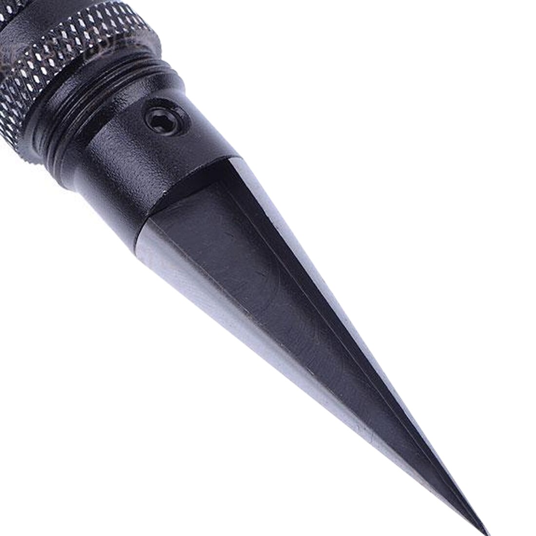 0-14mm Aluminum Alloy Expanding Hole Reamer – With Protective Sleeve & Built-in Storage, For RC Car/Truck/Drone Body Shells, Black CNC Handle