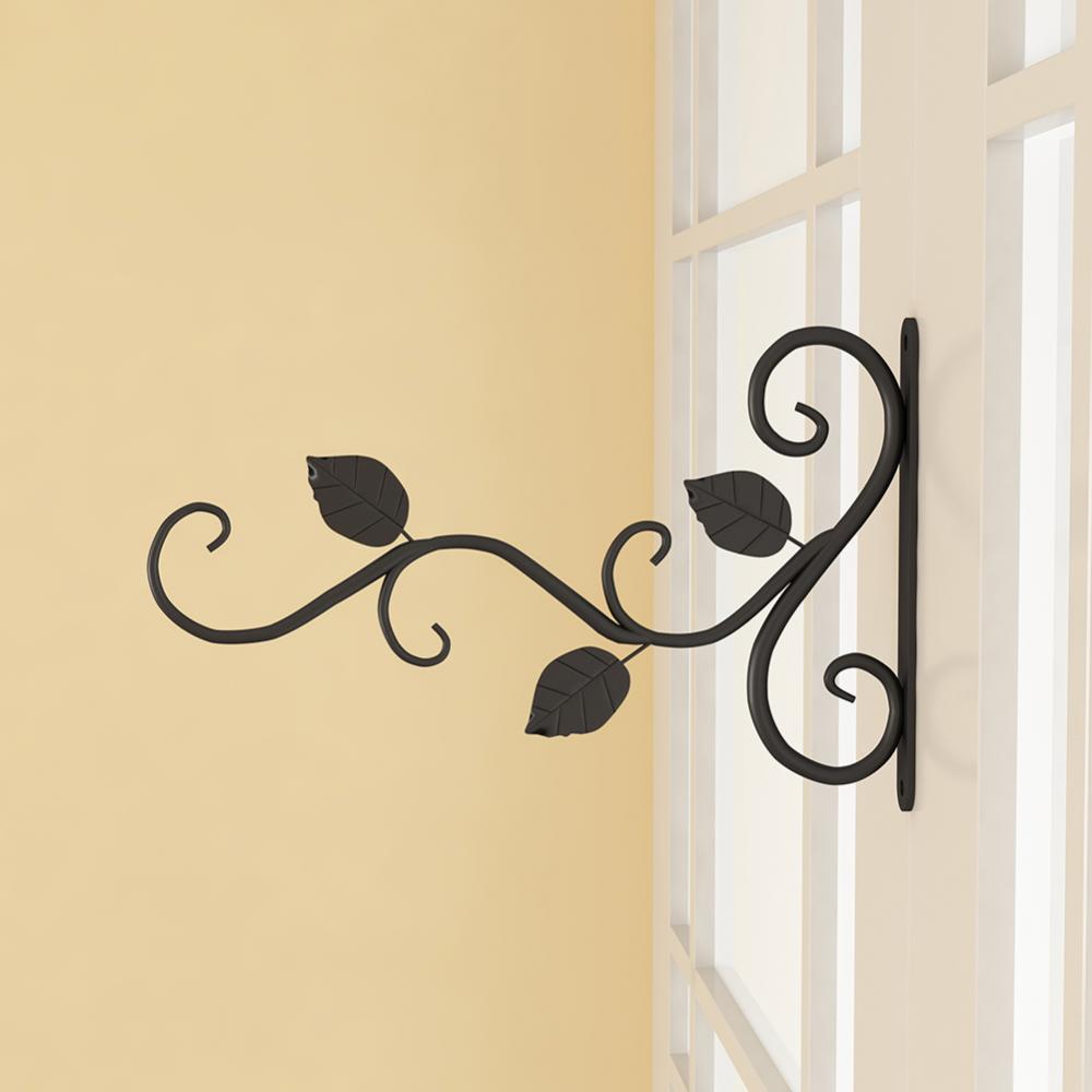 Flowerpot Hanger Metal Plant Flowerpot Basket Hanger Wall Hanging Hook for Garden Balcony Decor Flowerpot Hanger Home Hook Tools