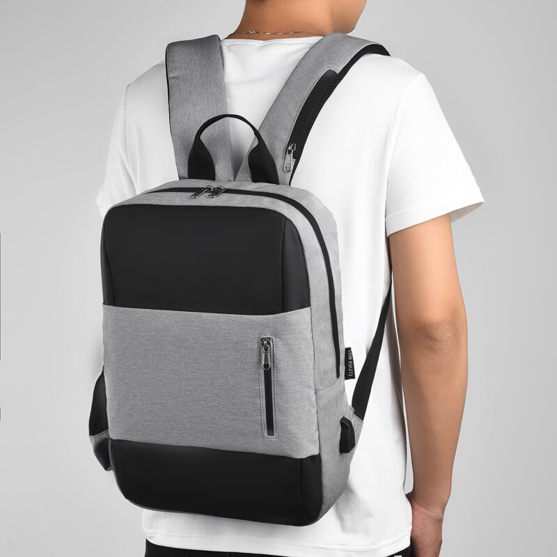 Mochila de para hombre, morral para ordenador portátil de , impermeable, a prueba de arañazos, de viaje,