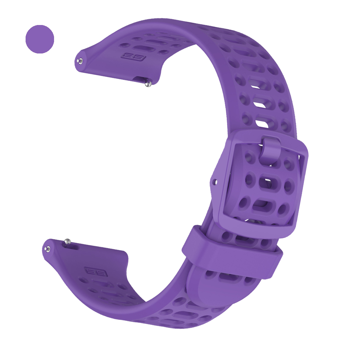 22mm horlogebandje voor ticwatch pro 3 ultra gps/lte, zacht bandje voor ticwatch pro 3 gtx gtw  e2 s2, vervangende armband.: Bruin