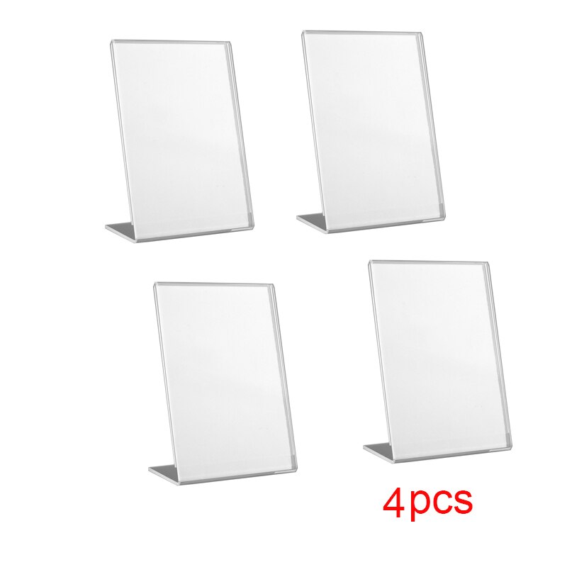 Mini support pour Fujifilm Instax Mini 8 9 25 50 7s 11, 1 à 5 pièces, cadre Photo en forme de L, 3 pouces: 4pcs
