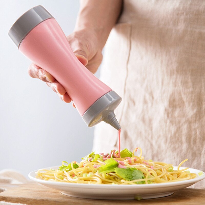 3 Pcs Condiment Squeeze Bottles, Jam Squeeze Bottle, Condiments Ketchup Camping Sauce, BBQ, Dressings, Syrup