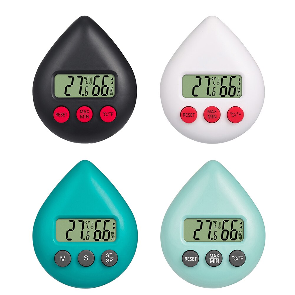 Digital Temperature Humidity Meter Water Thermometer Hygrometer LCD Digital Indoor Room Temperature Humidity Meter for Home