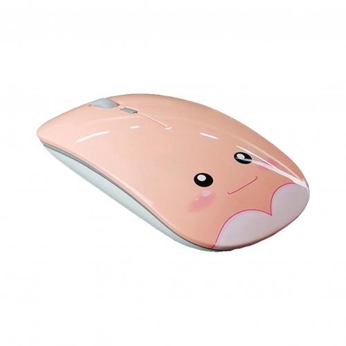 Portable 800/1200/1600 DPI Bluetooth 5.0 Wireless Cute Mouse Computer Accessory Mini Wireless Gaming Mouse Plug Play: Bluetooth Pink