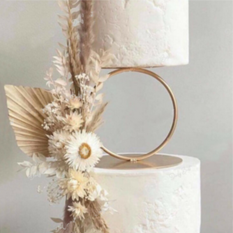 Metal Wedding Birthday Tier Cake Stand Floating Cake Separator Small Cute Party Cake Display Stand