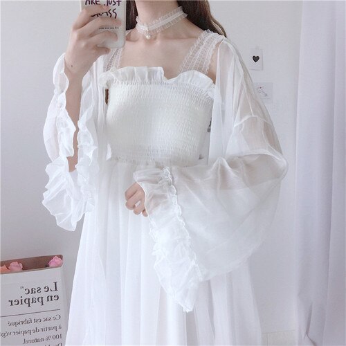 Japansk söt mu er bian mosaik fyrkantig hals behå ... – Vicedeal