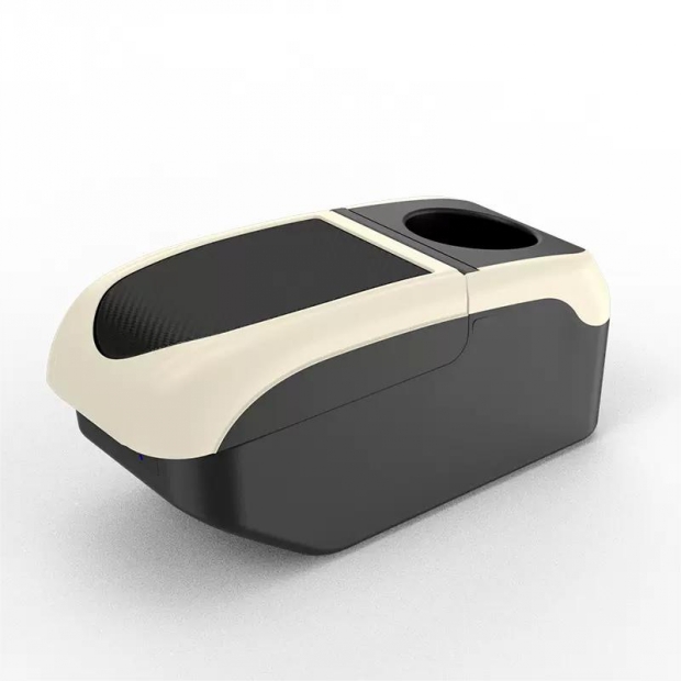 Boîte d'accoudoir pour Ford Focus 2 Mk2, bras, coude, console d'assistance centrale, étui de rangement avec porte-gobelet, port USB: green