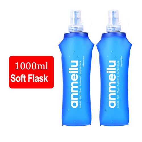 Sac à dos ultraléger pour hommes, gilet d&#39;hydratation, de Jogging, respirant, pour Marathon, vélo, bouteille d&#39;eau, 5l, 500ML: Only 1000ml Bottle