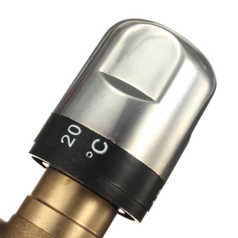 Brass Thermostatic Mixer Valve Thermostatic Cartridge Chrome Temperature Control Shower Mixer Valve Constant Temperature Valve