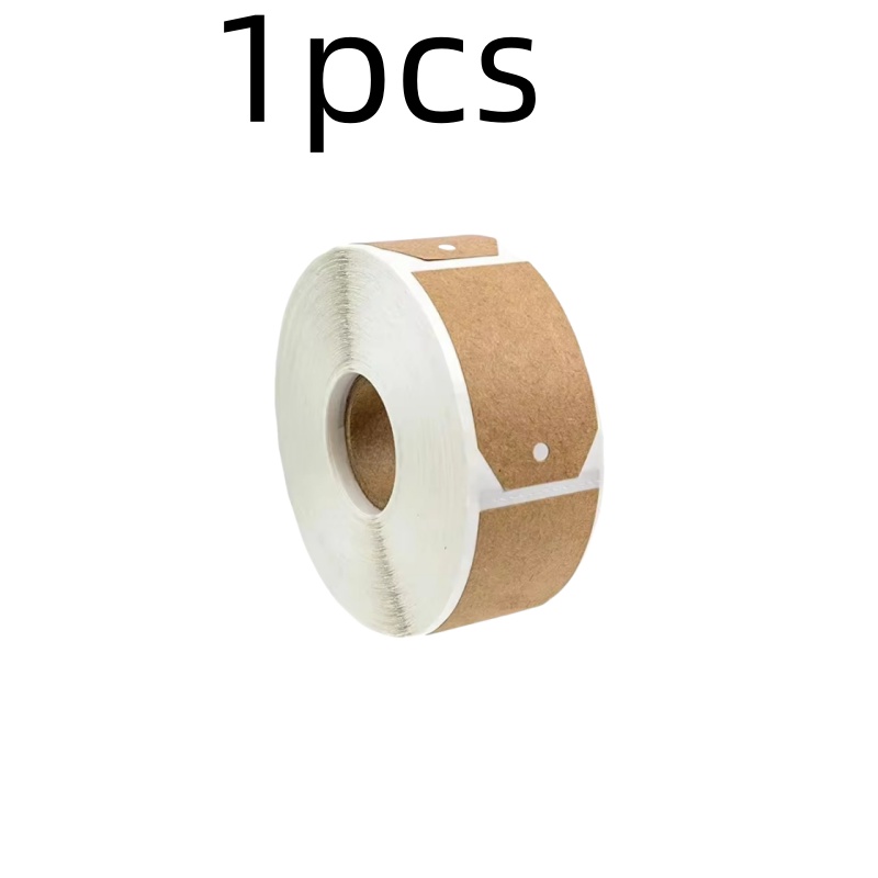 Kraftpapier-Aufkleber, leere Etiketten, handgefertigtes Briefpapier, Geschenkanhänger, Dekoration, Papier, Gewürzglas-Etikett, DIY-Umschlag, Siegelaufkleber