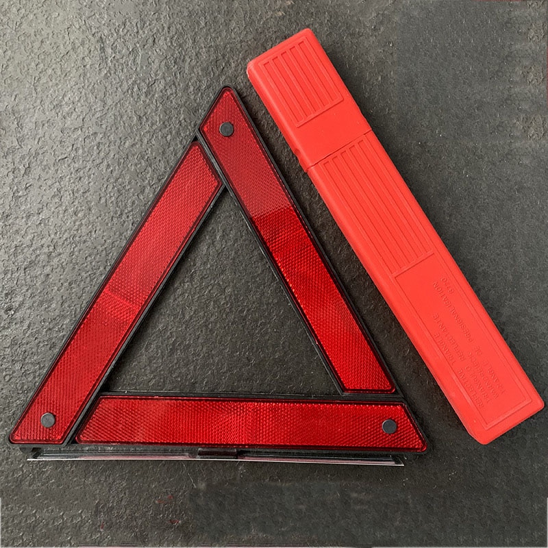 Car Tripod Warning Sign Car Emergency Tool Folded Stop Sign Reflector Auto Breakdown Repair Tripod Emergency Warning Triangle