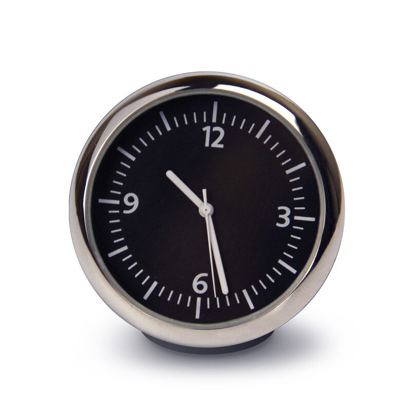 Mini reloj luminoso para coche, termómetro, higrómetro, reloj de cuarzo Interior para coche, accesorios automotrices, tablero de instrumentos, decoración para coche,: clock 1