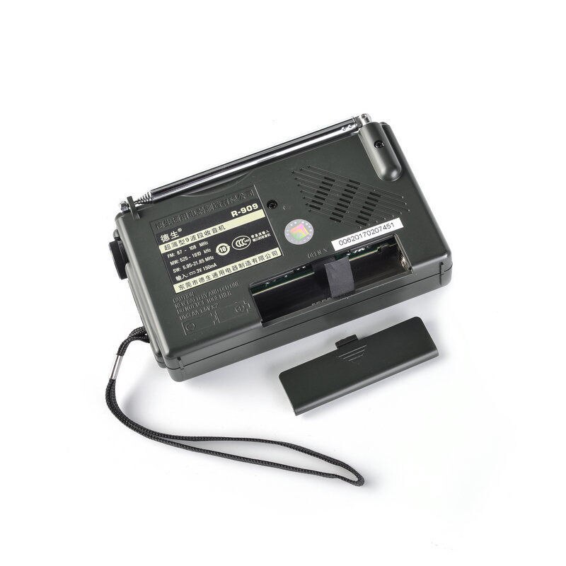 Retro Stereo Radio Tecsun R-909 Fm Mw (Am) Sw (Kortegolf) 9 Bands Medium Wave Korte Golf Ontvangen World Radio Receiver Fm