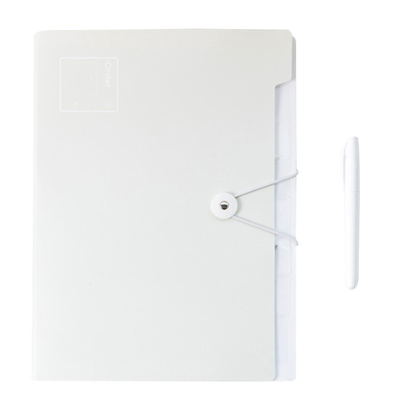 Accordion File Folder 8 Pocket Expanding Document Folder A4 Size for Home School 85DD: Elegant green gray