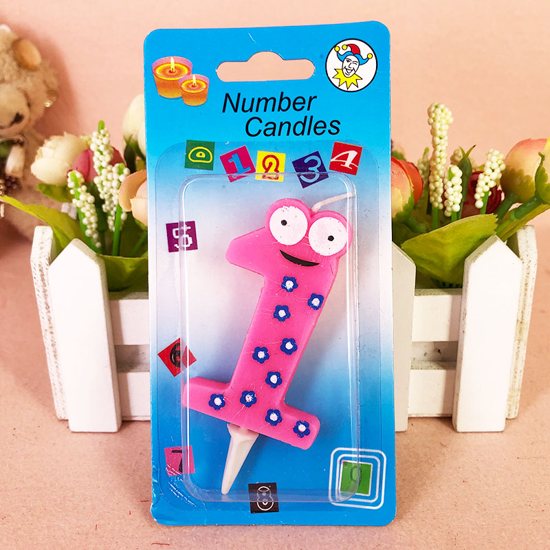 Suministros de velas para pastel de de cumpleaños para niños, CandleTopper de animales creativos, ojos grandes, coloridos, decoraciones para hornear magdalenas de boda: 1
