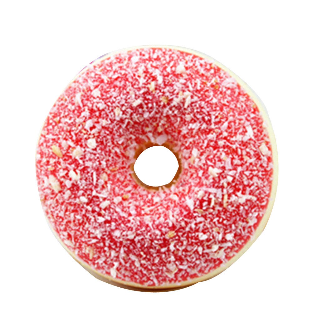 Kinderen Simulatie Donut Speelgoed Squishy Squeeze Stress Reliever Zachte Kleurrijke Donut Geurende Langzaam Stijgende Speelgoed Speelgoed