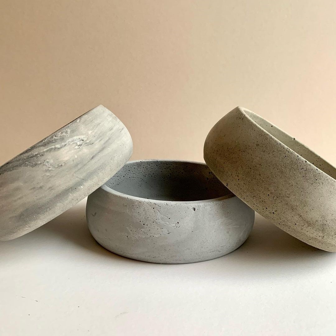 Maceta con forma de cuenco grande, moldes de hormigón para manualidades, maceteros de jardín de cemento, recipiente de almacenamiento grande, molde de silicona, herramientas artesanales para el hogar