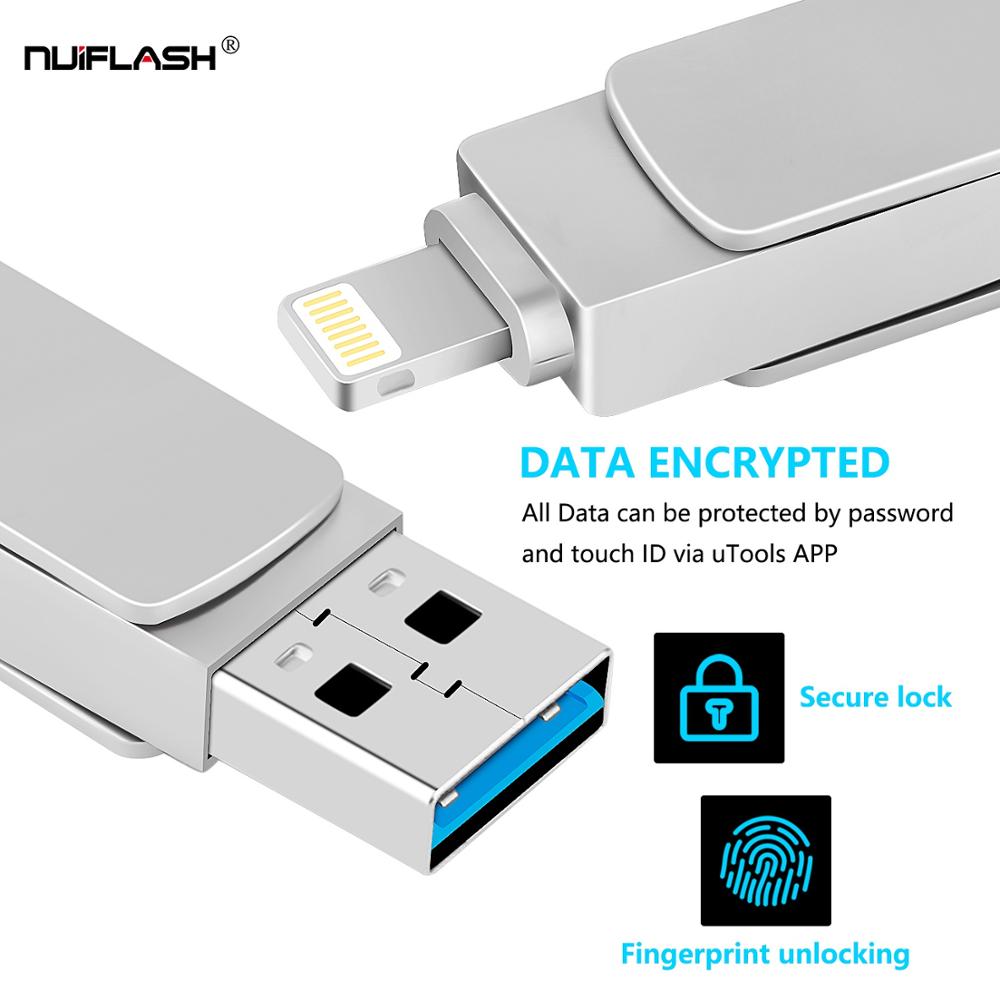 Thumb drive 128GB pendrive to iphone memory stick Grandado