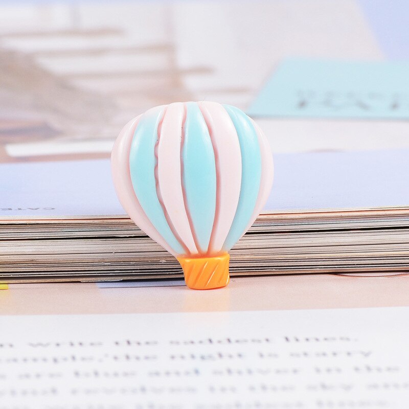 10 pz/lotto Colorful Mini Hot Air Balloon Autoadesivi del Frigorifero Della Resina di Flatback Cabochons Scrapbook FAI DA TE accessori Del Telefono Dei Capelli 22 millimetri