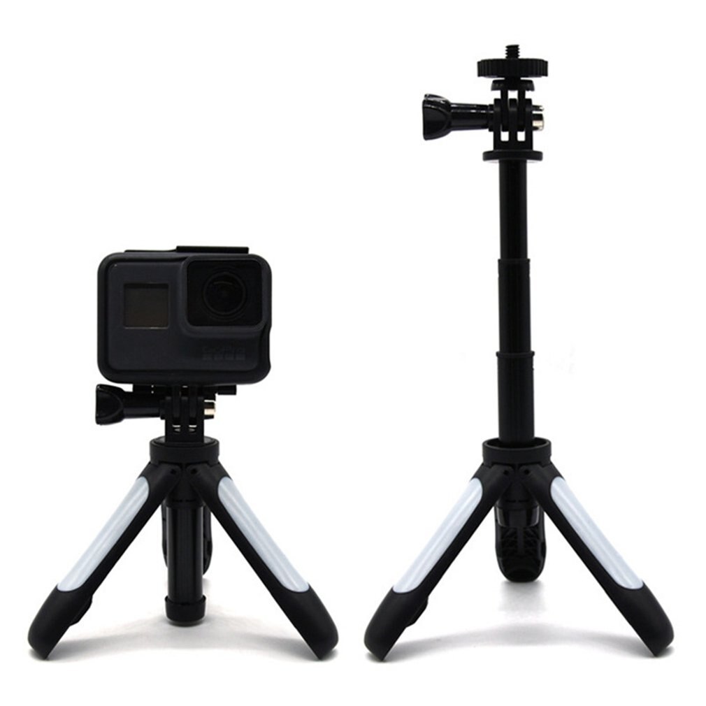 Voor Gopro Mini Pole Statief Selfie Stok Desktop Mini Stand Pocket Pole Mini Selfie Stok + Intrekbare Handvat Statief