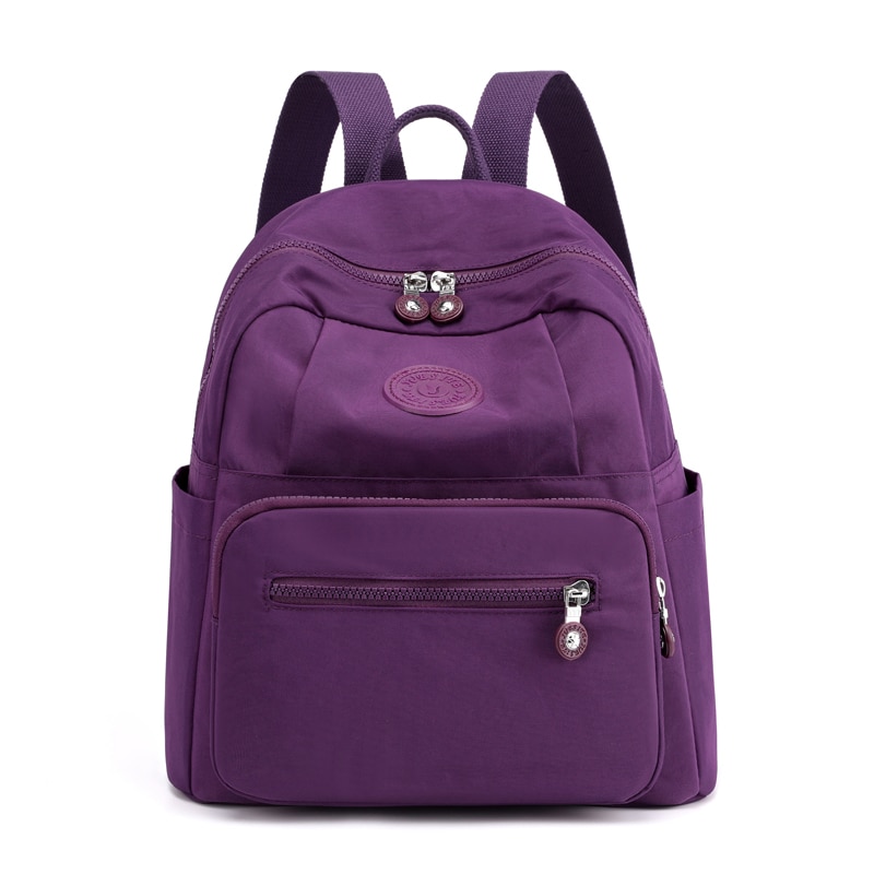 Vento Marea Travel Women Backpack Casual Waterproof Shoulder Bag Female Nylon Black School Bag For Teenage Girl