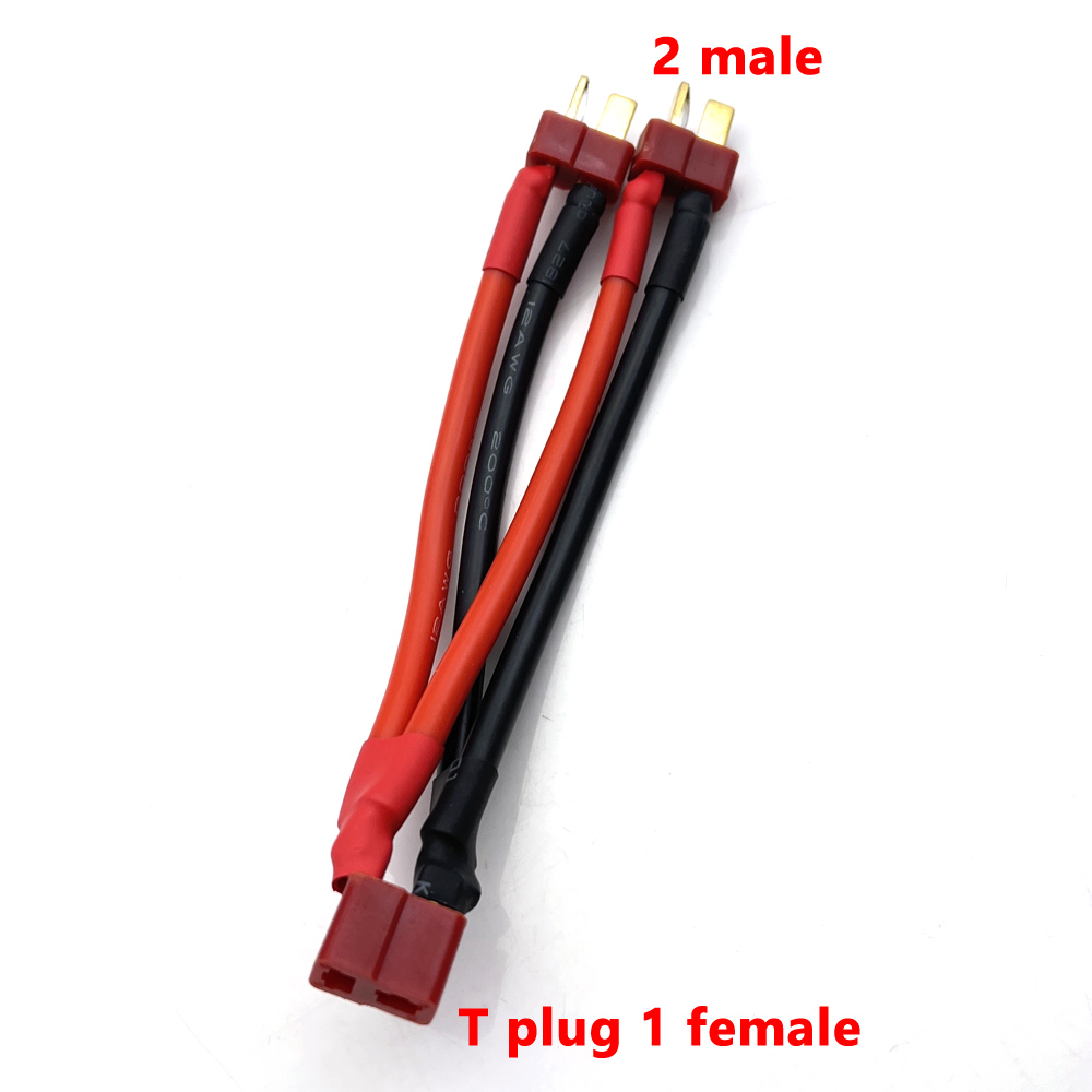 2 Way 3 Way Battery Adapter Cable Y-shaped Harness Connector XT60 XT90 Series Line T Head XT60 Parallel Line Connectors/wiring