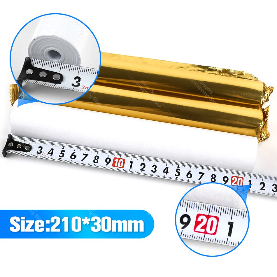 GZQIANJI A4 Thermal Bluetooth Printer Paper Roll 210*30mm Thermal A4 Paper