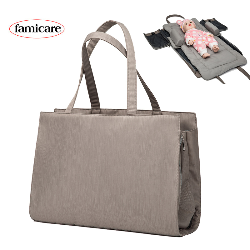 3 stücke einstellen Baby Windel Tasche Kleinkind Faltbare Krippe Reise Bett Tragbaren Bett-in-Bett Wiege Nest Matratze tasche Totes Mutter Taschen Hobos